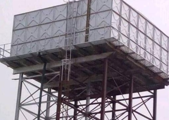 Water Pressed Steel Tank, Lagos, Nigeria